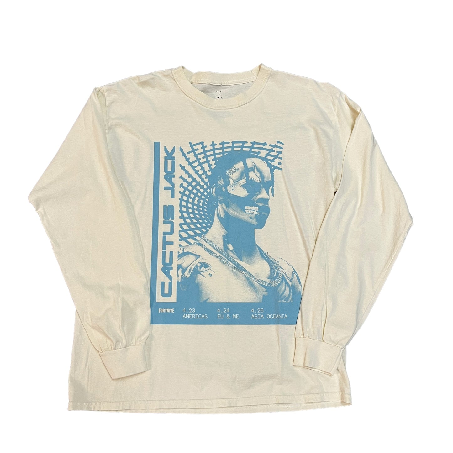 Travis Scott x Fortnite T3500 Avatar Creme L/S Tee