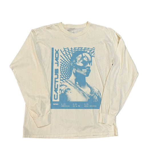 Travis Scott x Fortnite T3500 Avatar Creme L/S Tee