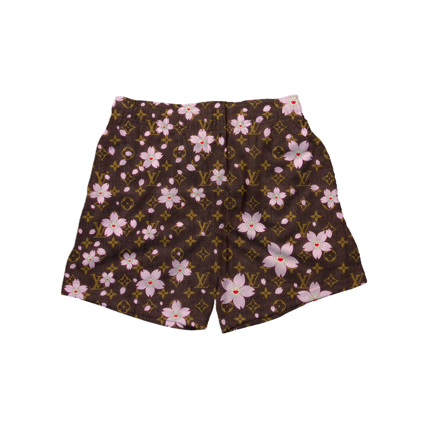 Pink Flower Shorts
