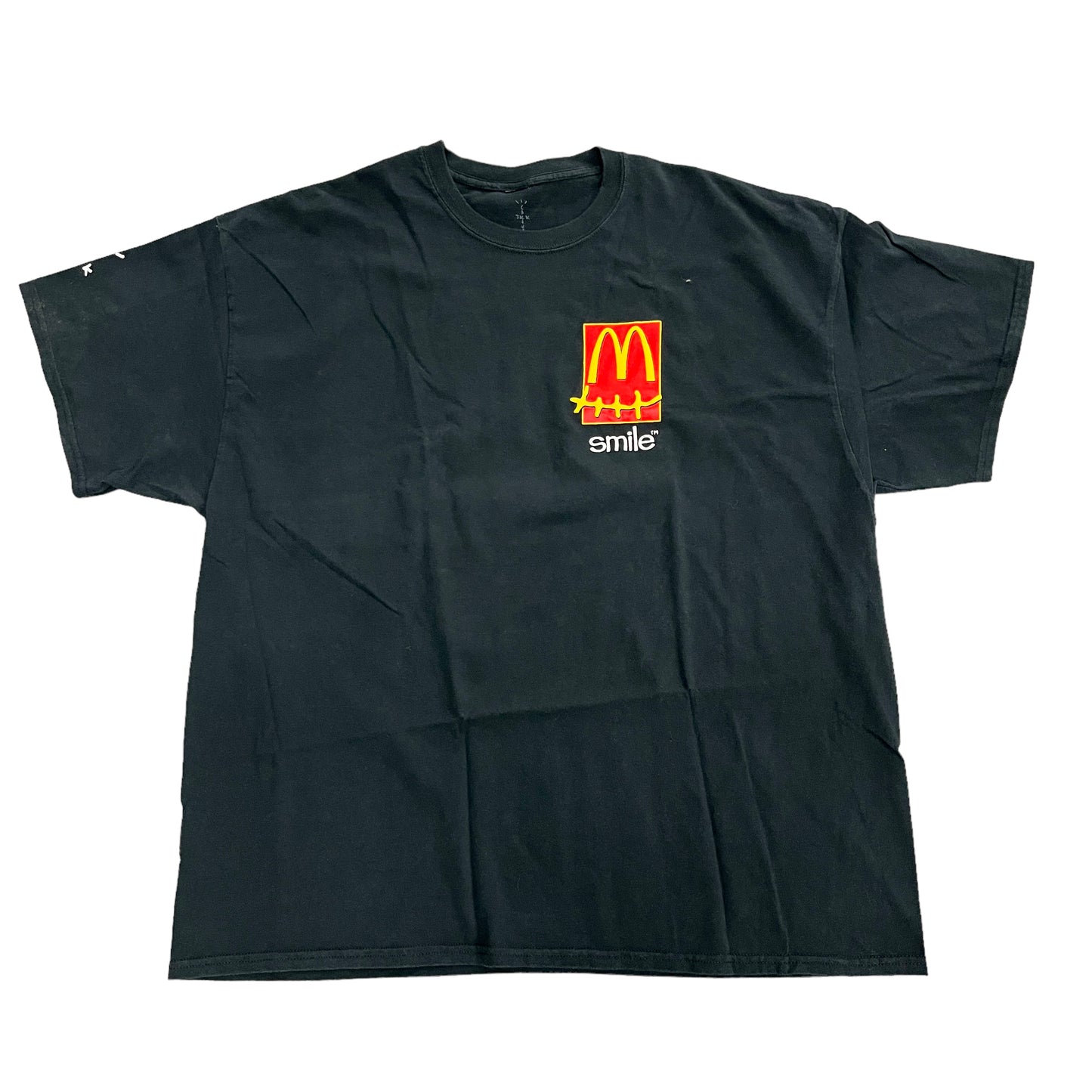 Travis Scott x McDonald’s Logo Black Tee