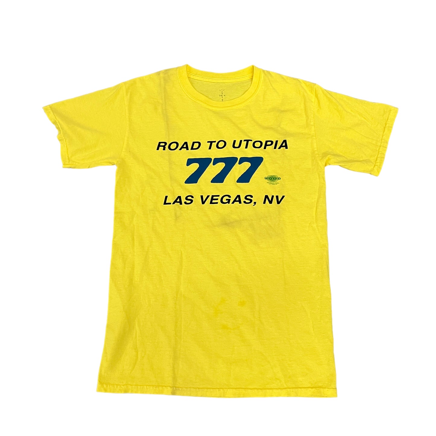 Travis Scott Las Vegas Utopia Yellow Tee