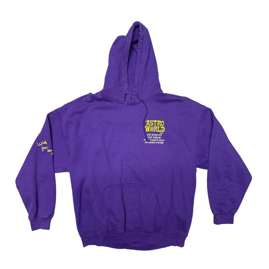 Travis Scott Astroworld Los Angeles Purple Hoodie