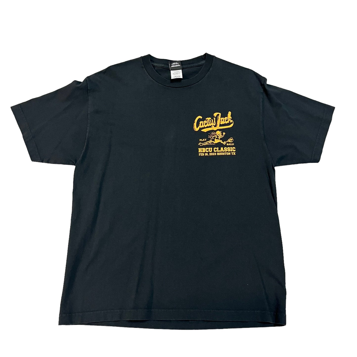 Travis Scott Cactus Jack Celebrity Softball Black Tee