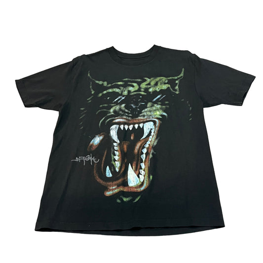 Travis Scott Circus Maximus Utopia Tour Green Dog Black Tee