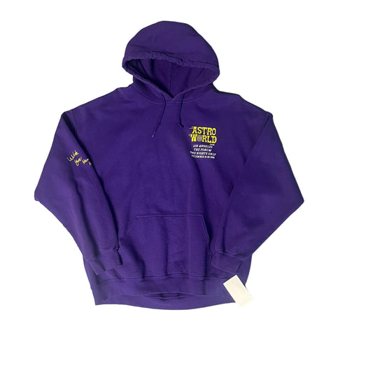 Travis Scott Astroworld Tour LA Purple Hoodie