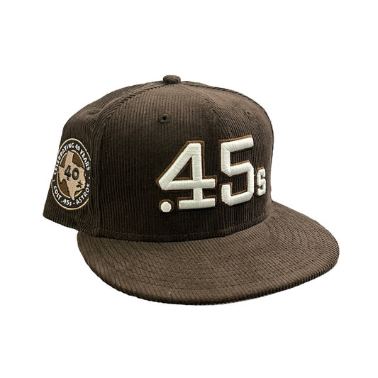 Astros Brown Courduroy 45s Hat