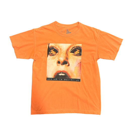 Travis Scott Halloween NYC Face Orange Tee