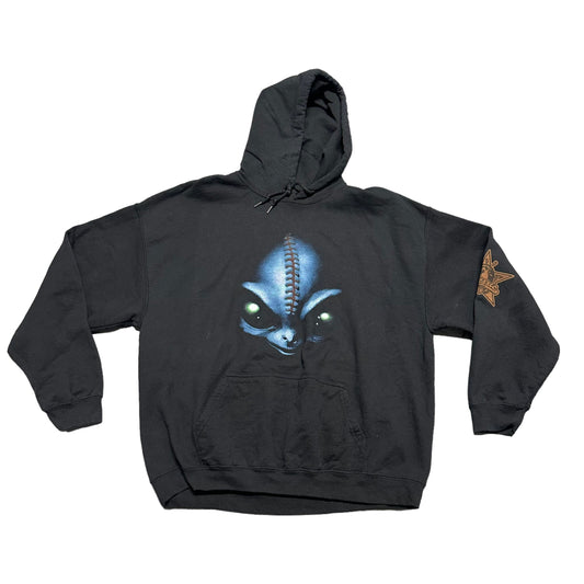 Travis Scott Baseball Alien Black Hoodie