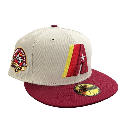Astros Creme / Red Prototype Hat
