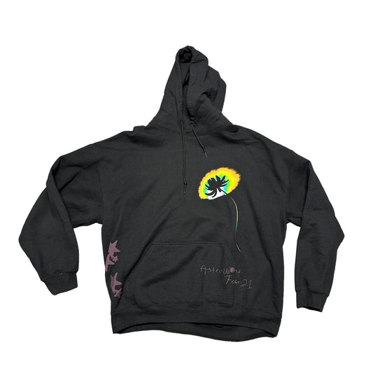 Travis Scott Astroworld Festival 21 Rainbow Flower Black Hoodie