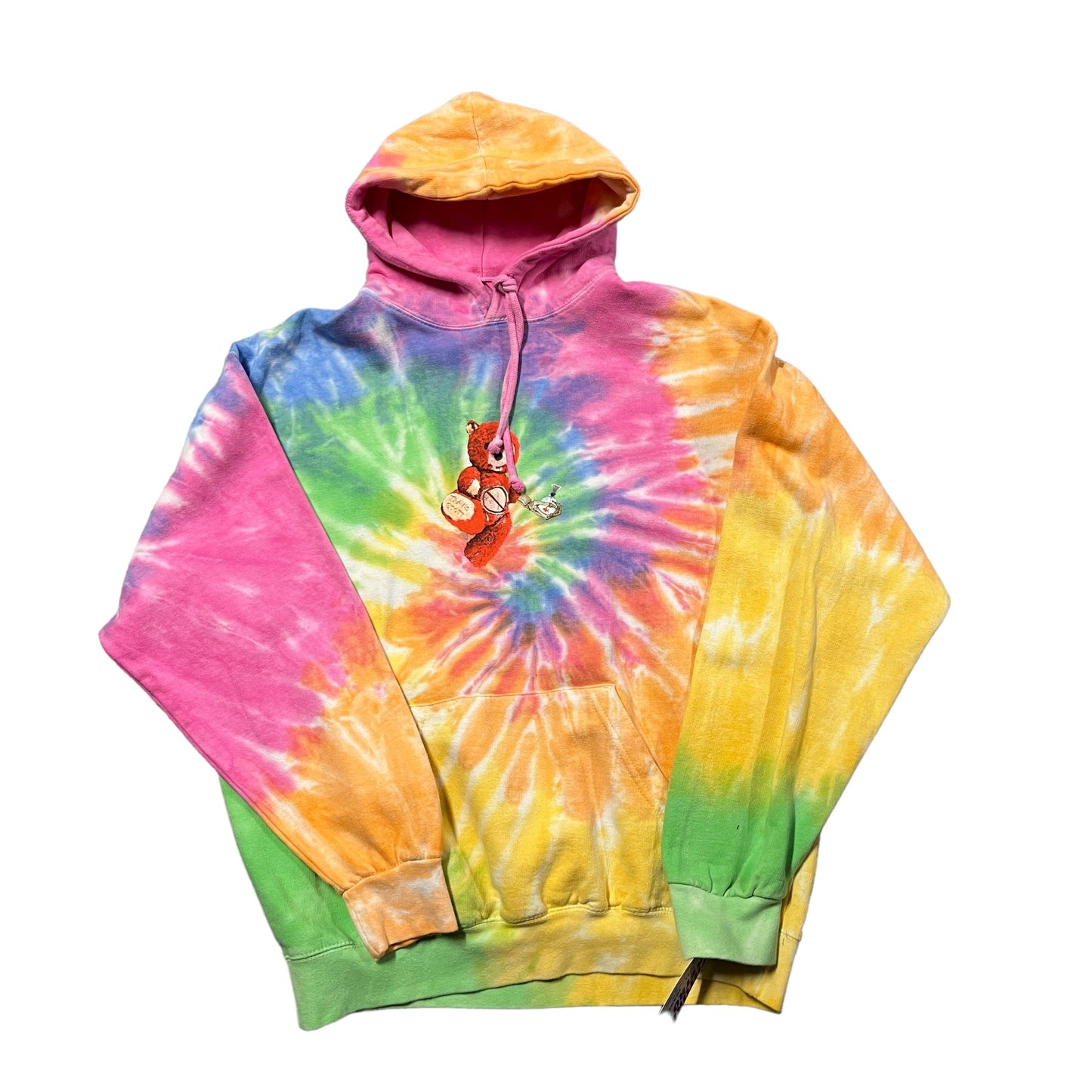 Travis Scott Bear Tie Dye Hoodie