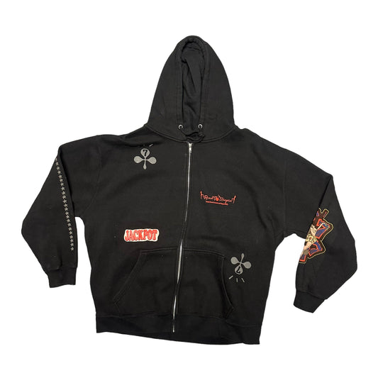 Travis Scott Vegas Ace Black Zip Up Jacket