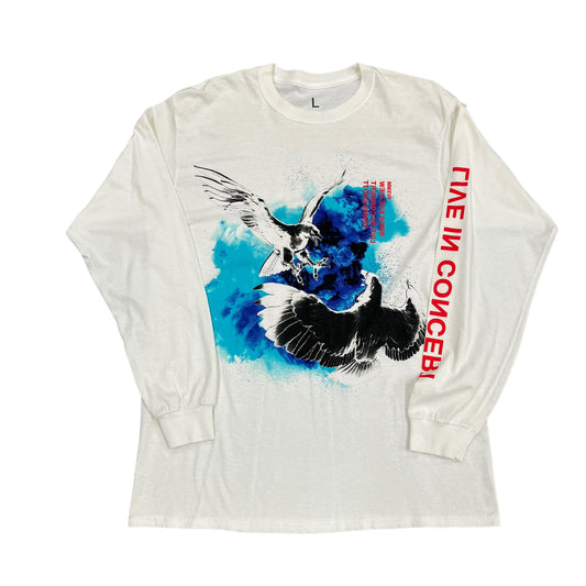 Travis Scott Birds Tour Inverse White L/S Tee