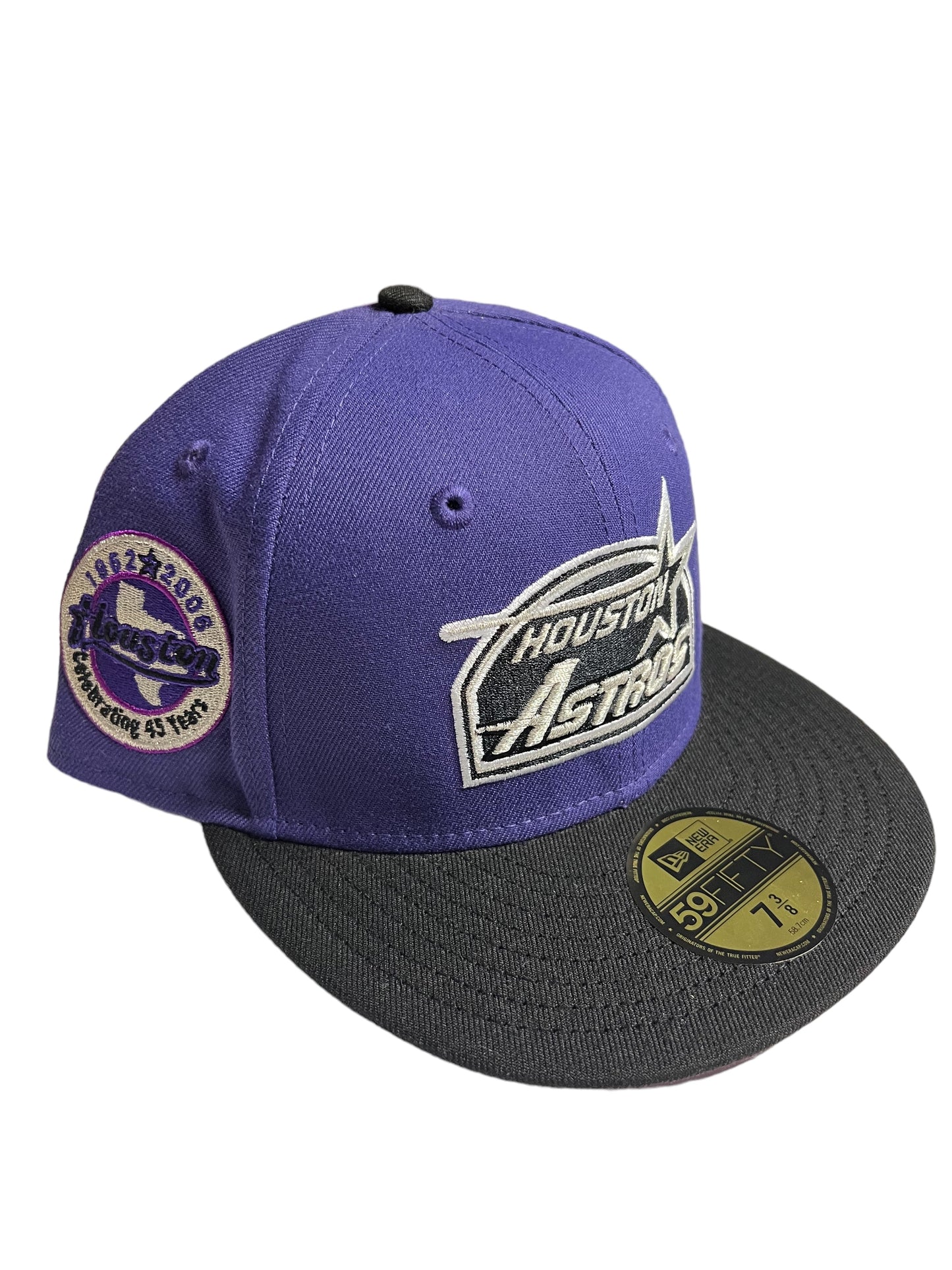 Houston Astros Script Purple / Black Hat