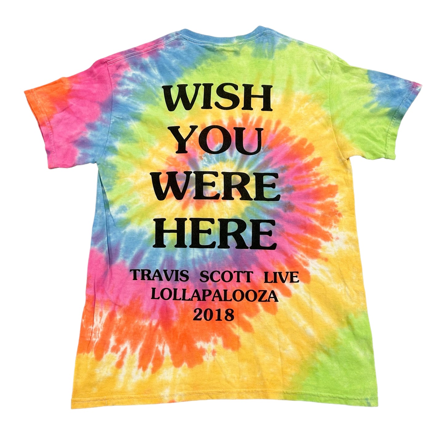 Travis Scott Lollapalooza I Went To Tie Dye Tee