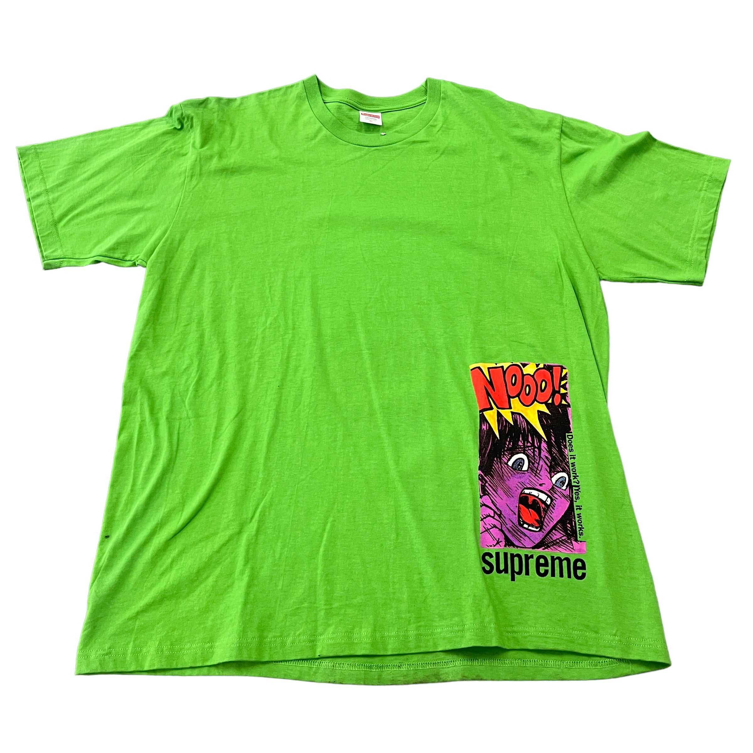 Supreme Nooo! Green Tee – Future Retro