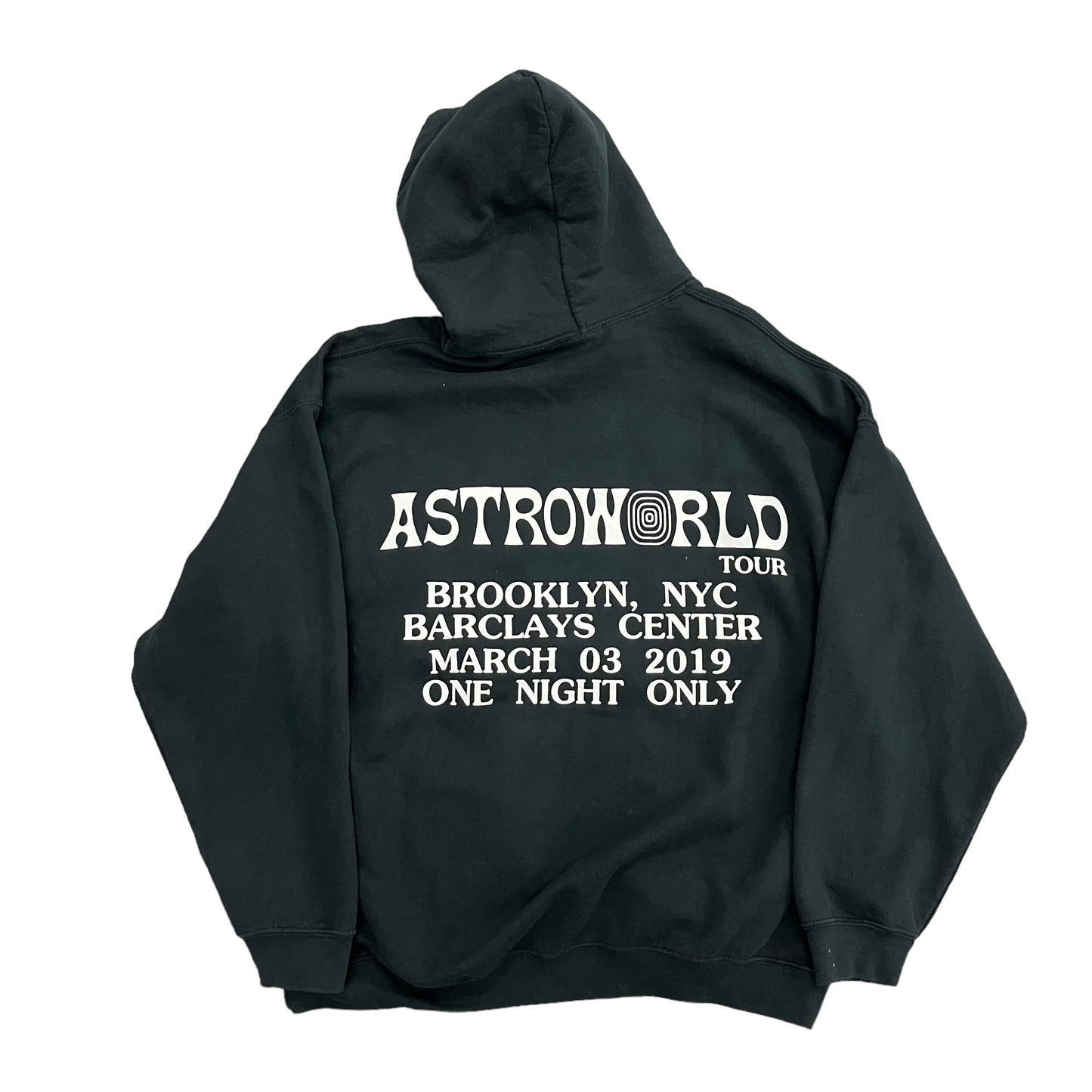 Travis Scott Astroworld Tour Give Me The Loot NYC Black Hoodie