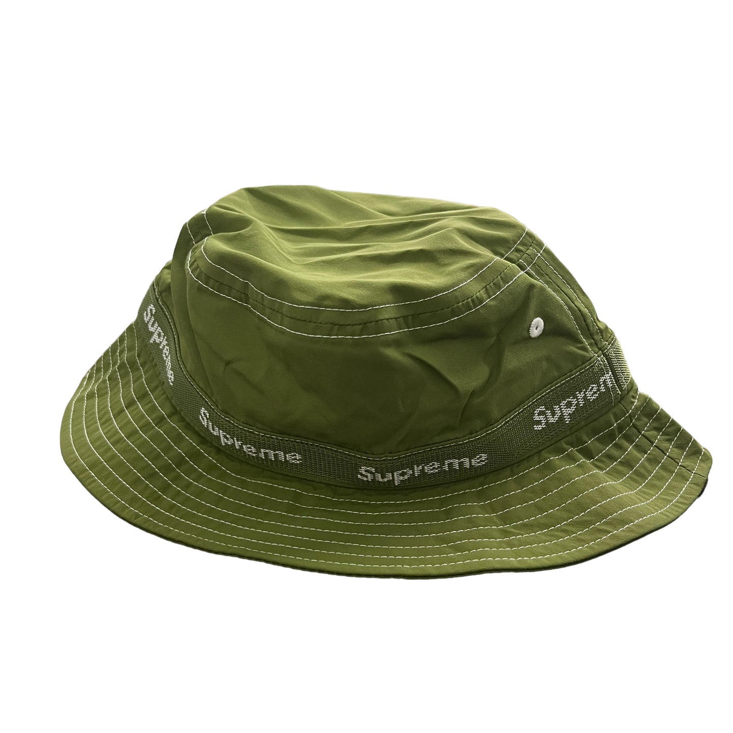 Supreme Webbing Crusher Bucket Hat “Olive”