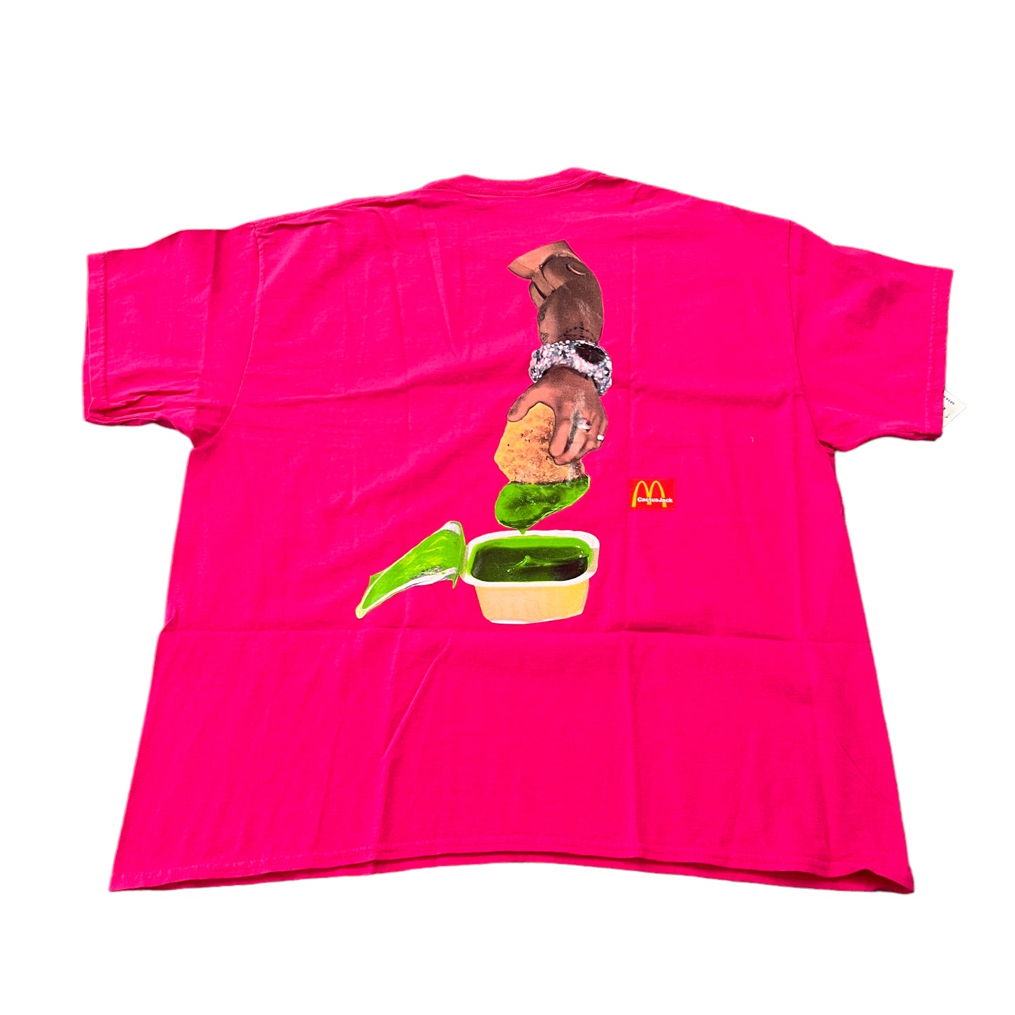 Travis Scott x McDonald’s Cactus Sauce Pink Tee