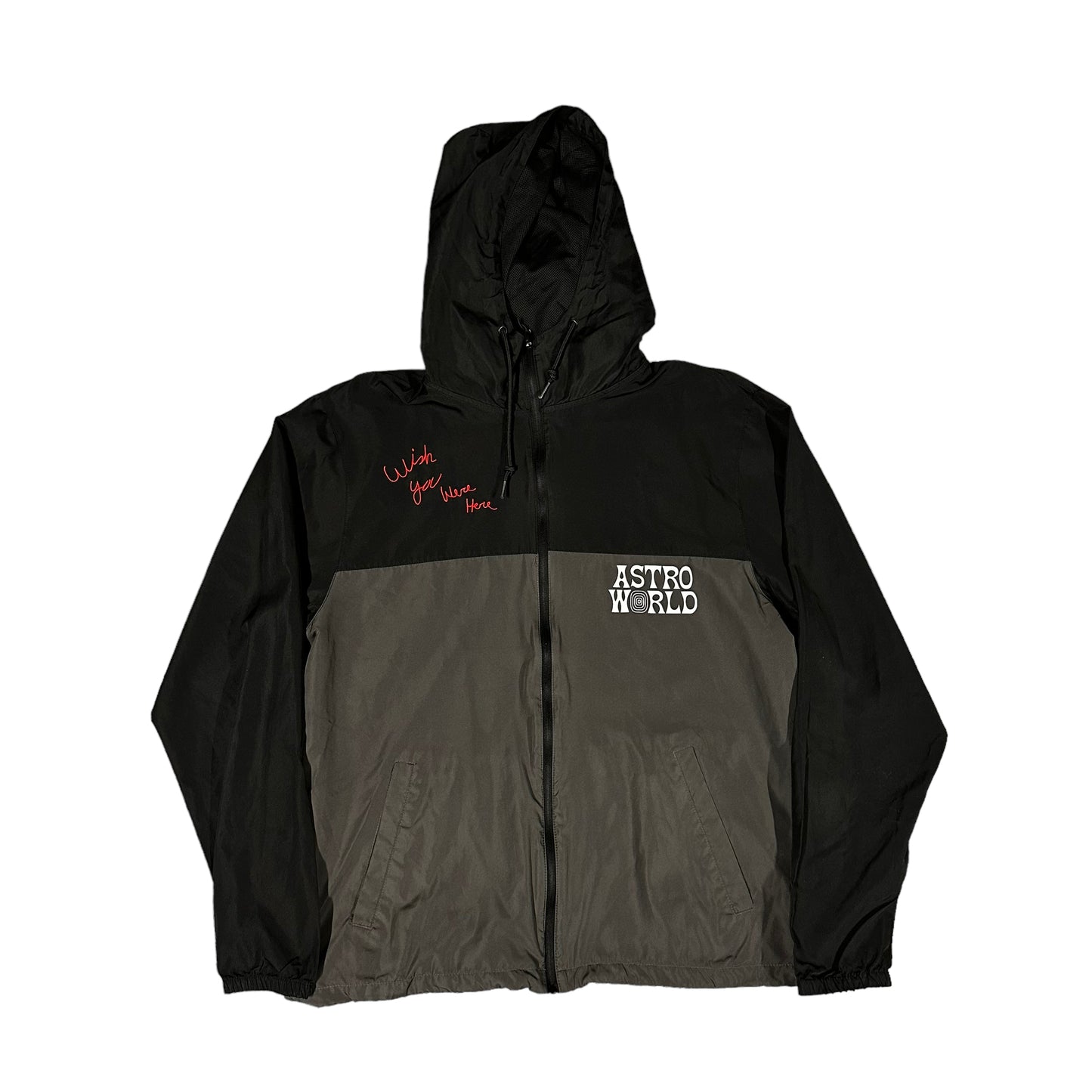 Travis Scott Astroworld Tour Zip Up Black/Grey Jacket
