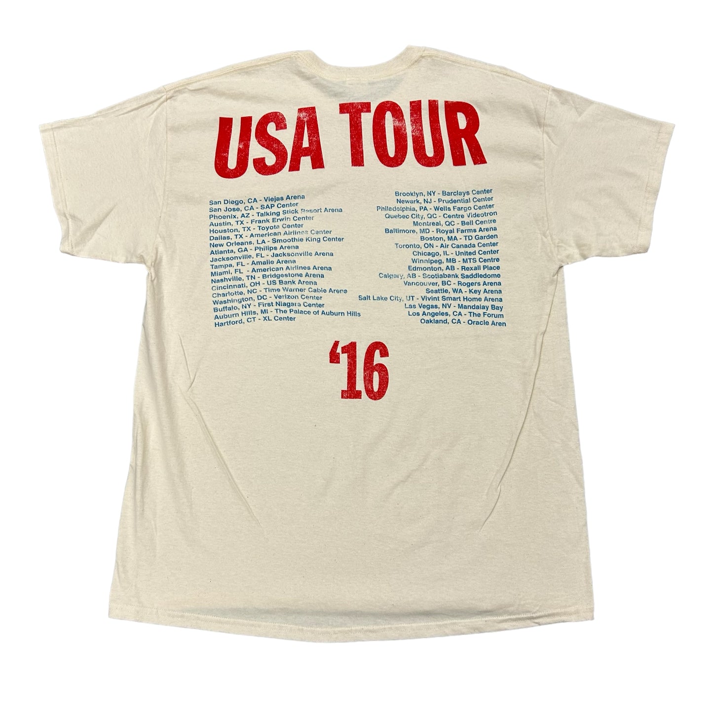 Travis Scott Rodeo ‘16 USA Tour Creme Tee