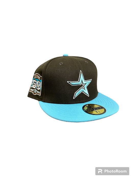 Houston Astros Brown / Baby Blue Hat
