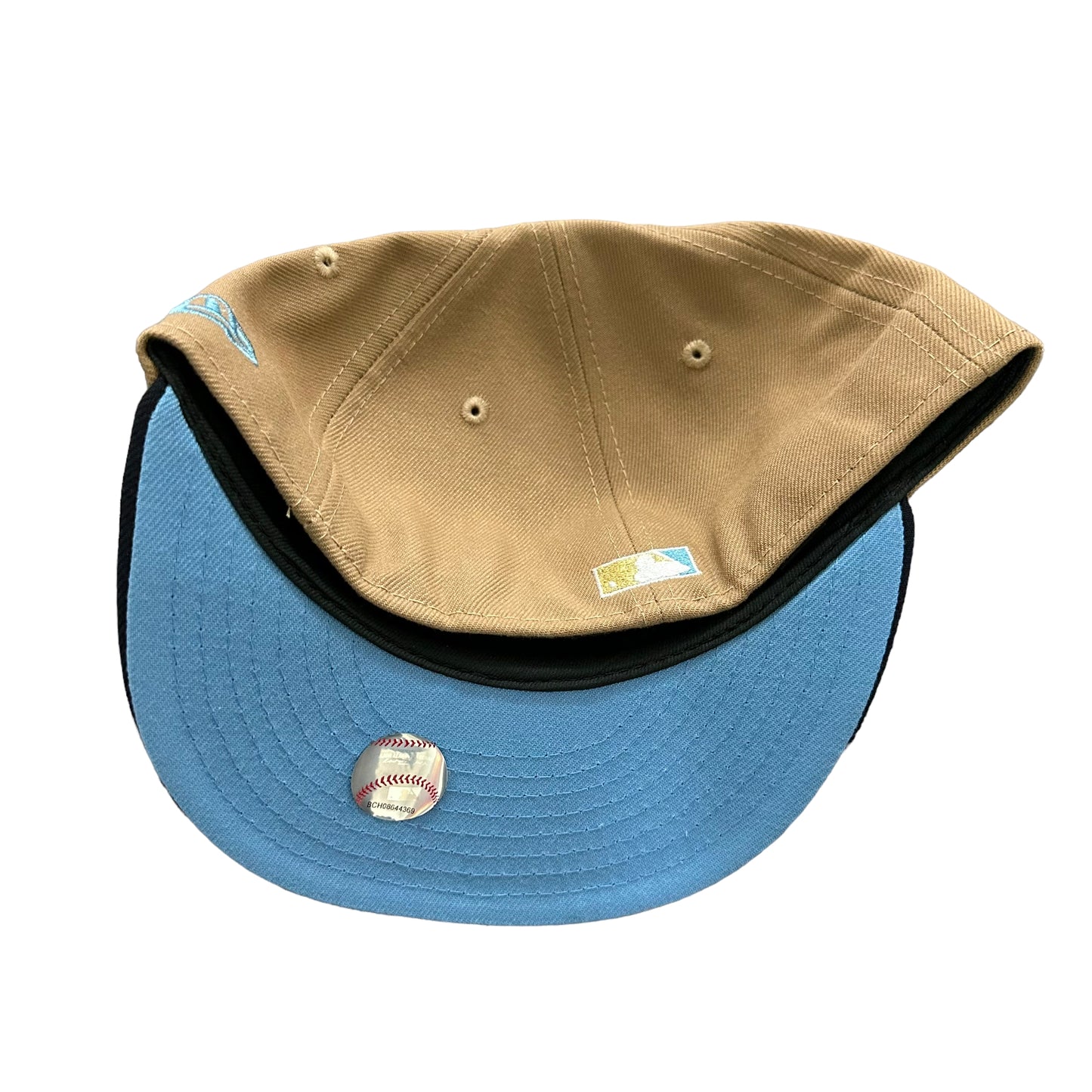 Astros Script Khaki / Blue Hat
