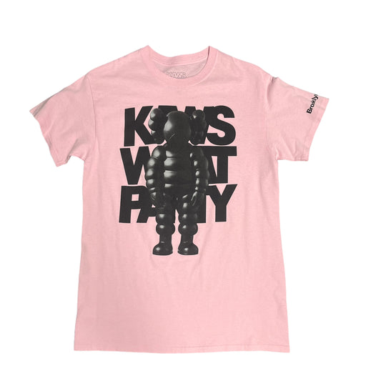 Kaws What Party Pink Tee