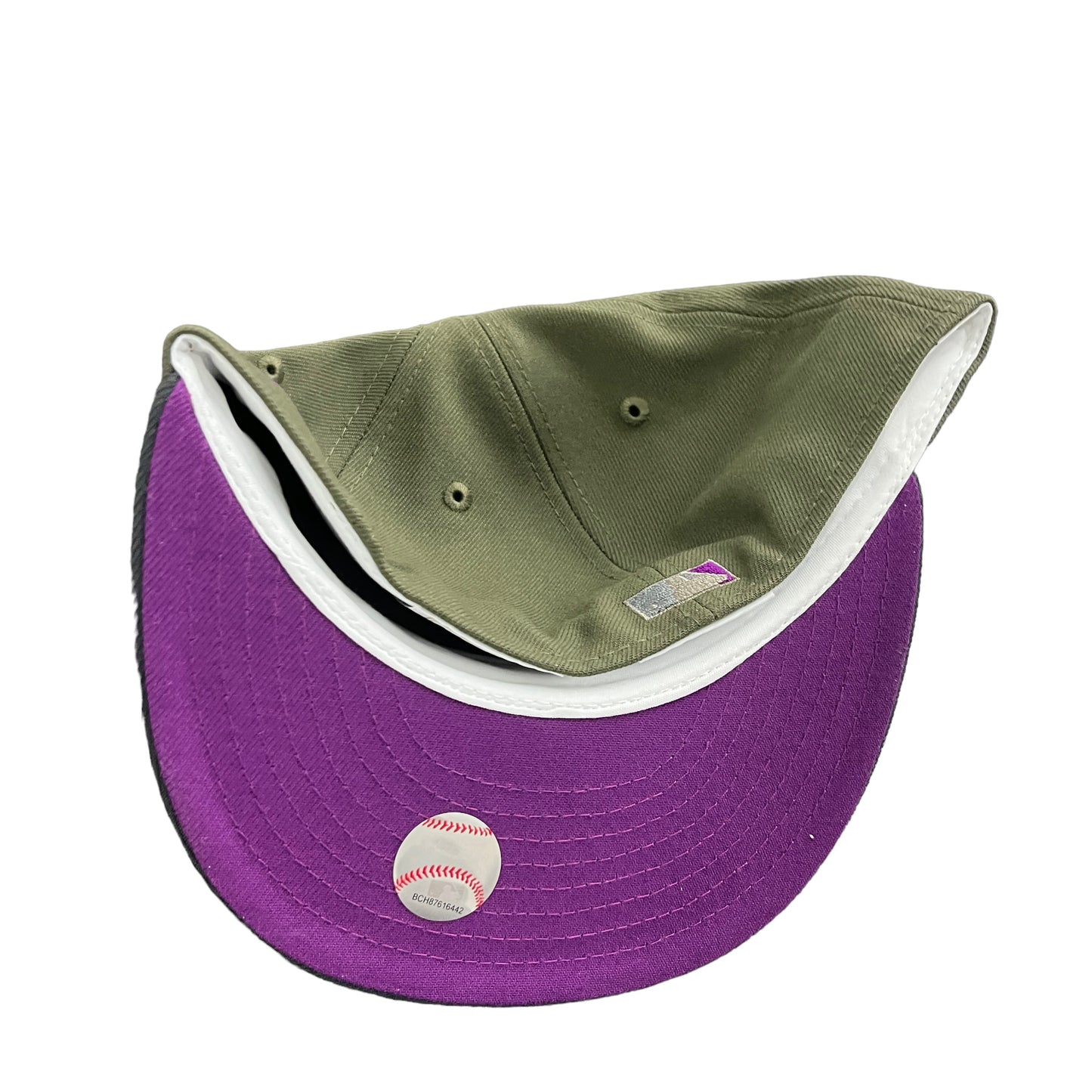 Houston Astros Hat Olive/Purple