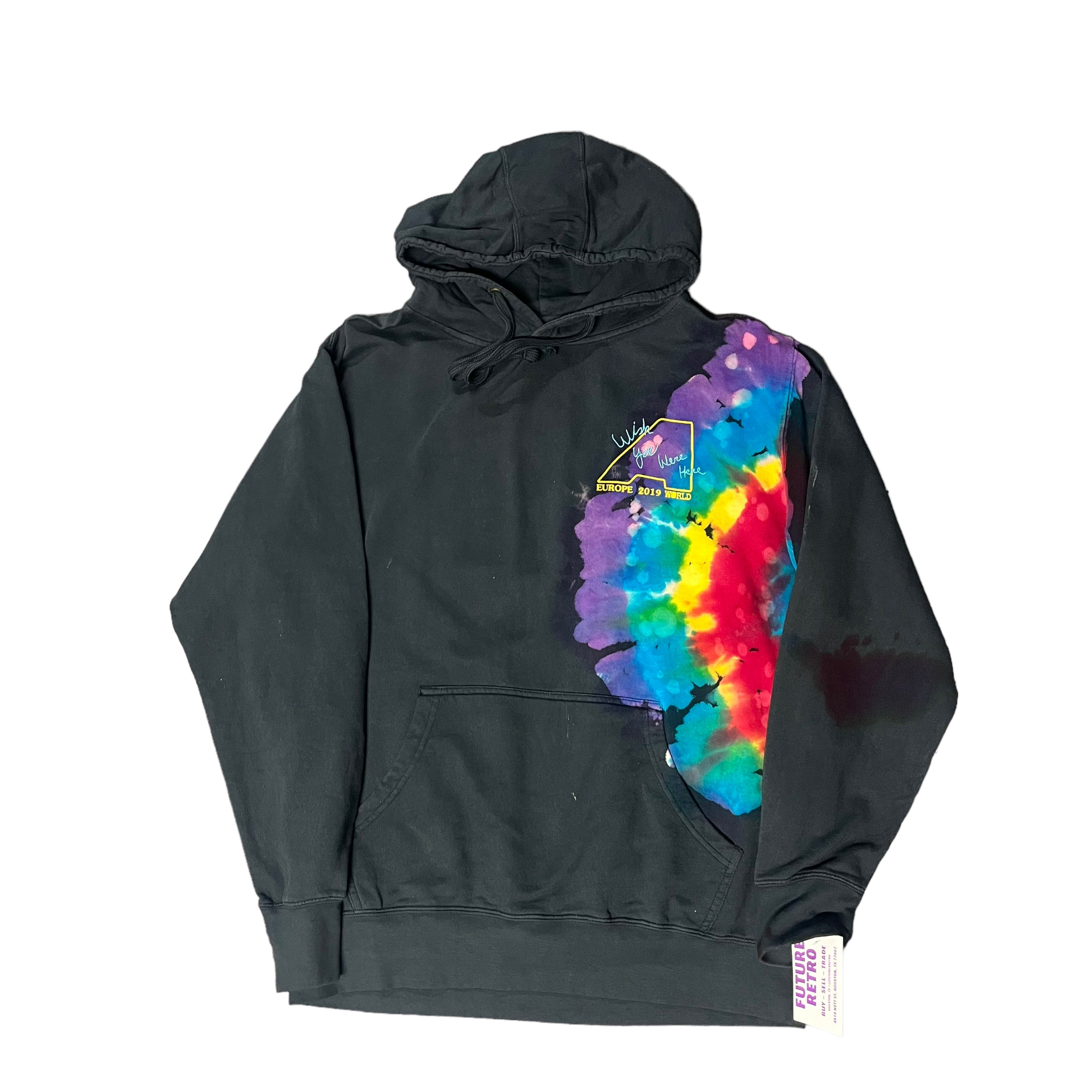 Astroworld hot sale rainbow hoodie