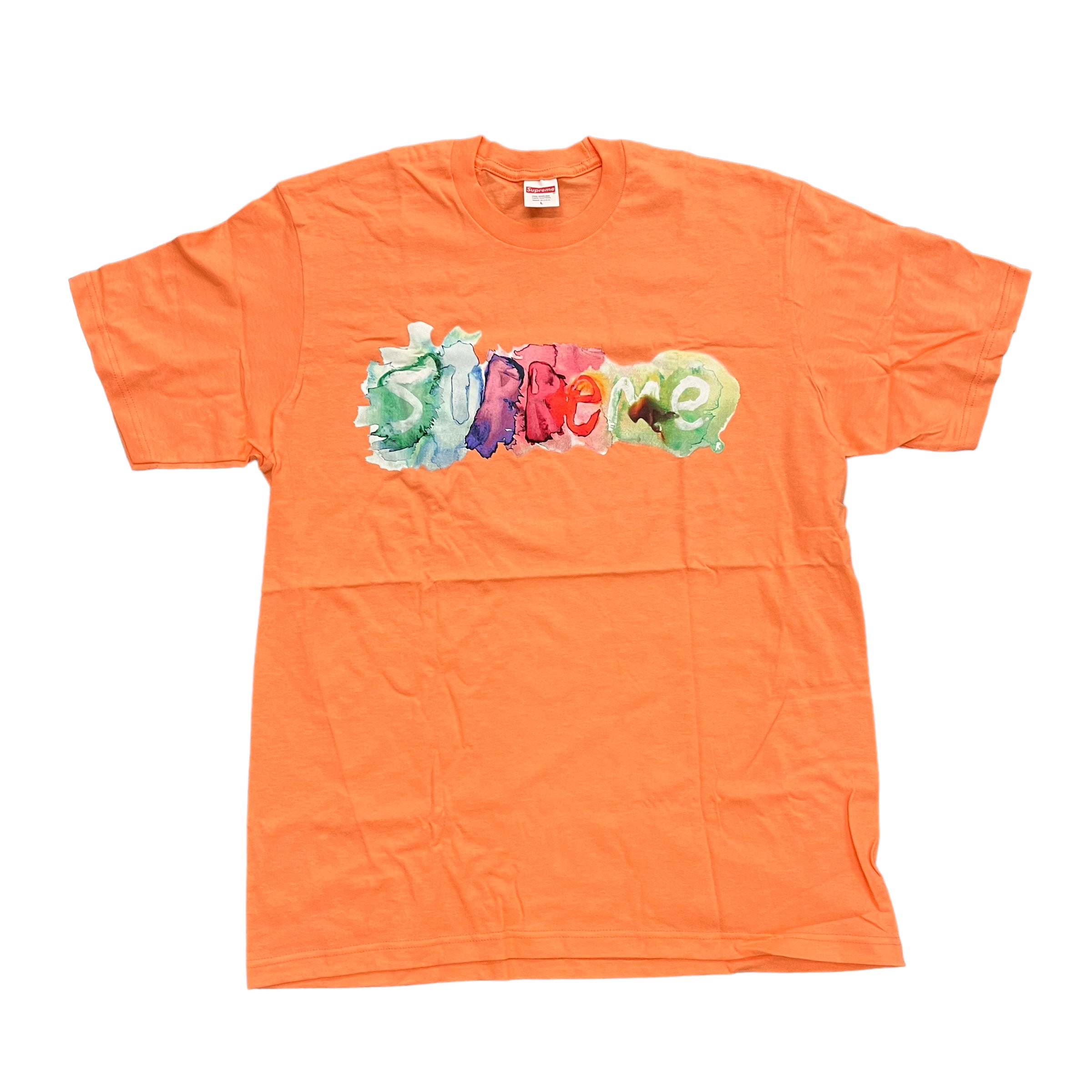 Supreme Watercolor Orange Tee