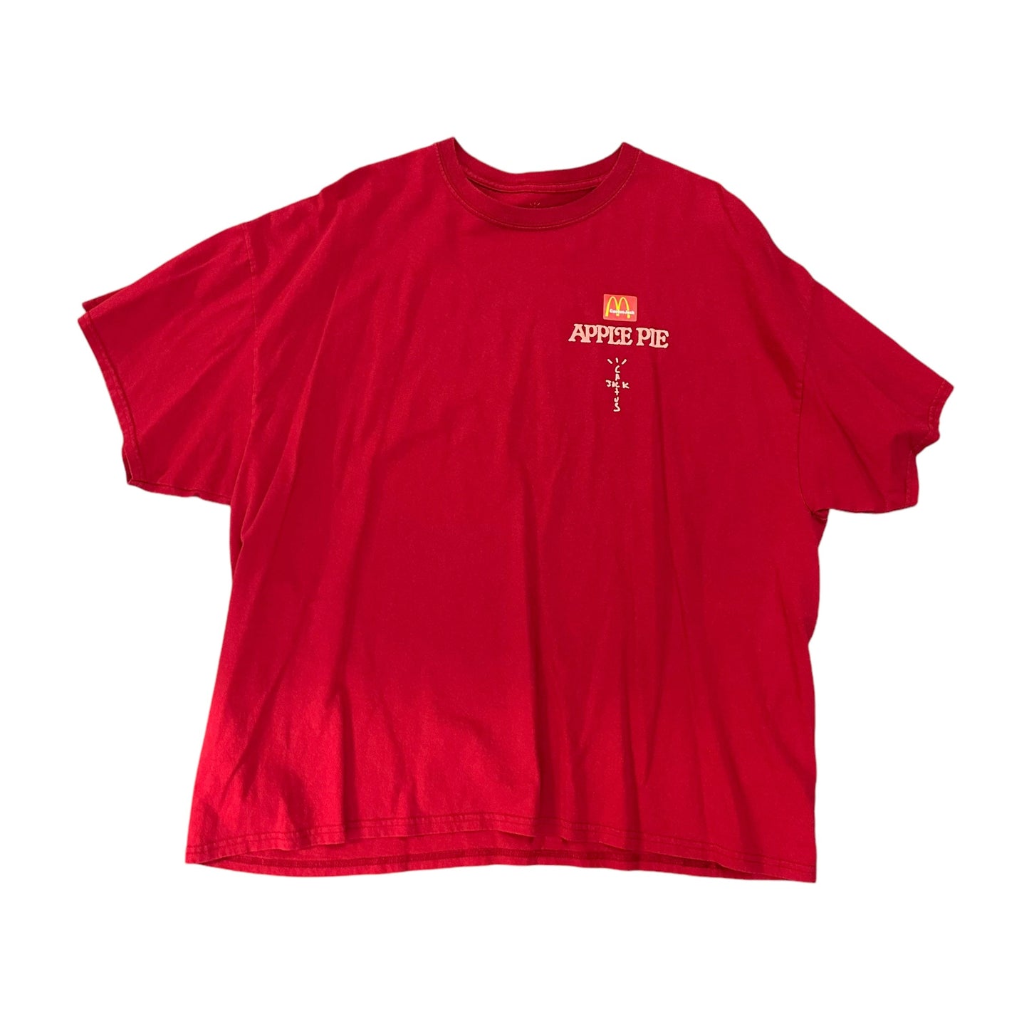 Travis Scott x McDonalds Apple Pie Red Tee