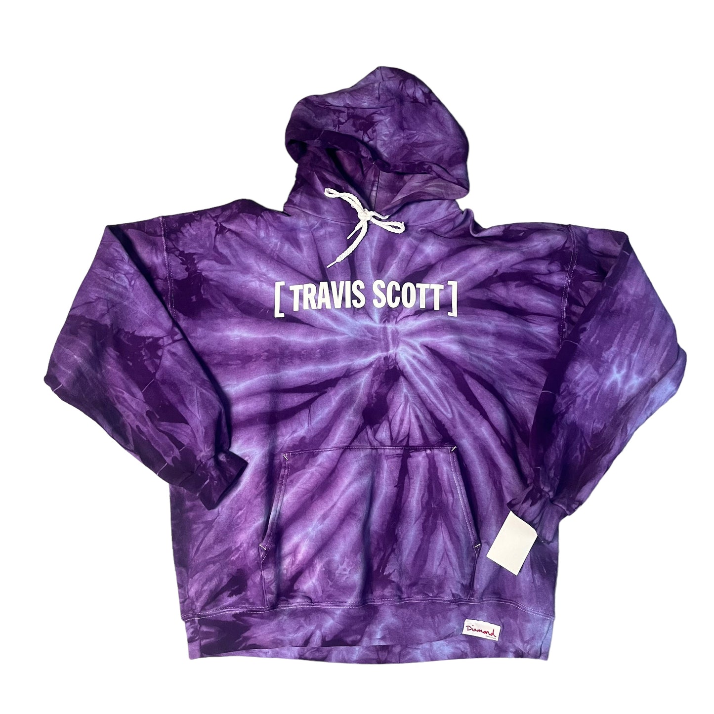 Travis Scott x Diamond Purple Tie Dye Hoodie