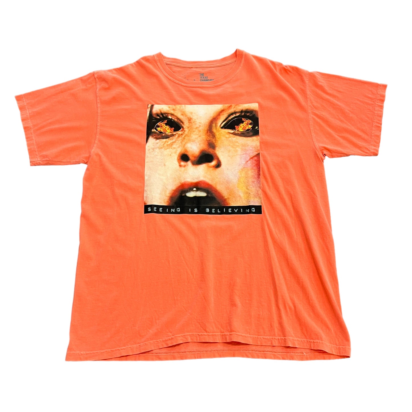 Travis Scott Halloween NYC Face Orange Tee