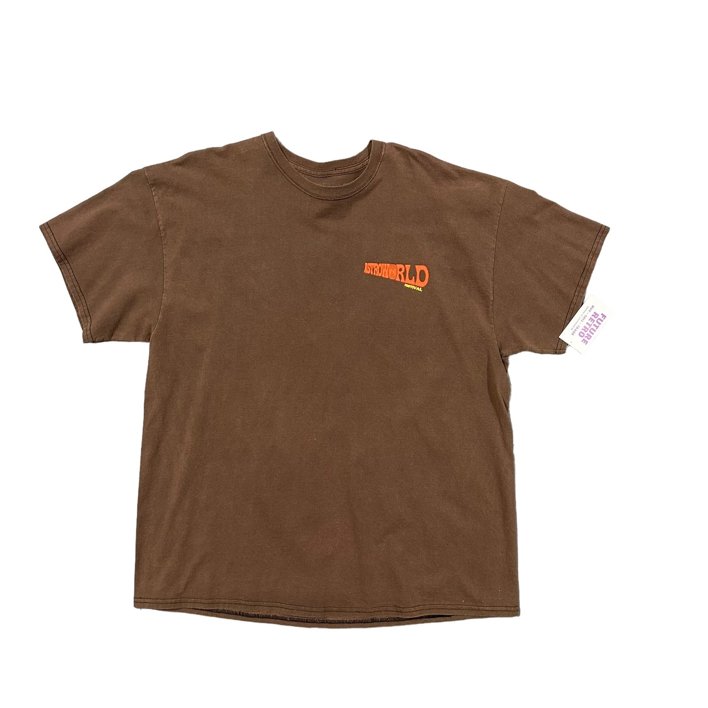 Travis Scott Astroworld Fest 18 Brown Tee