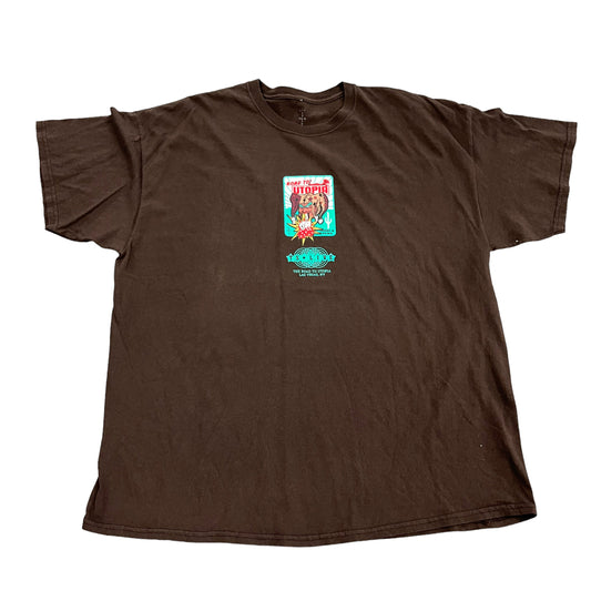 Travis Scott Vegas Road to Utopia Brown Tee