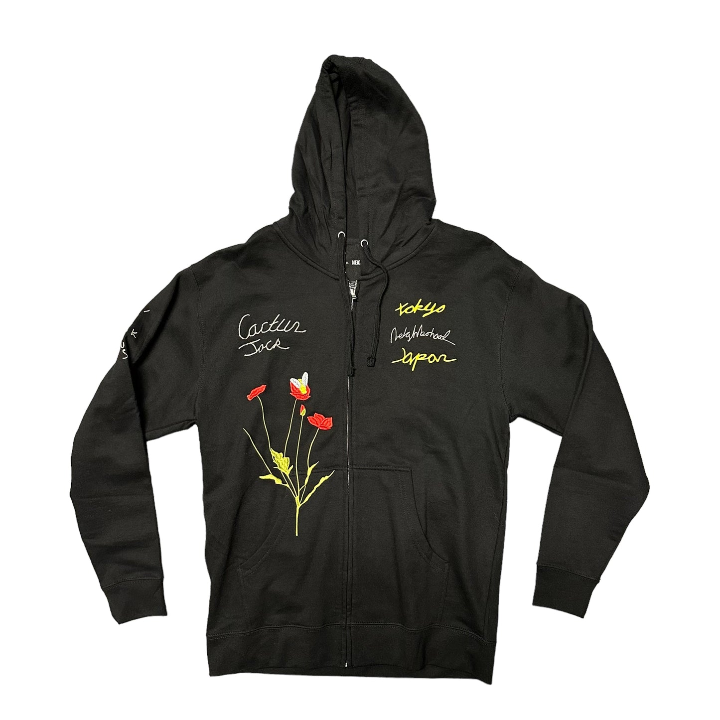 Travis Scott x Neighborhood Black Zip Up Jacket