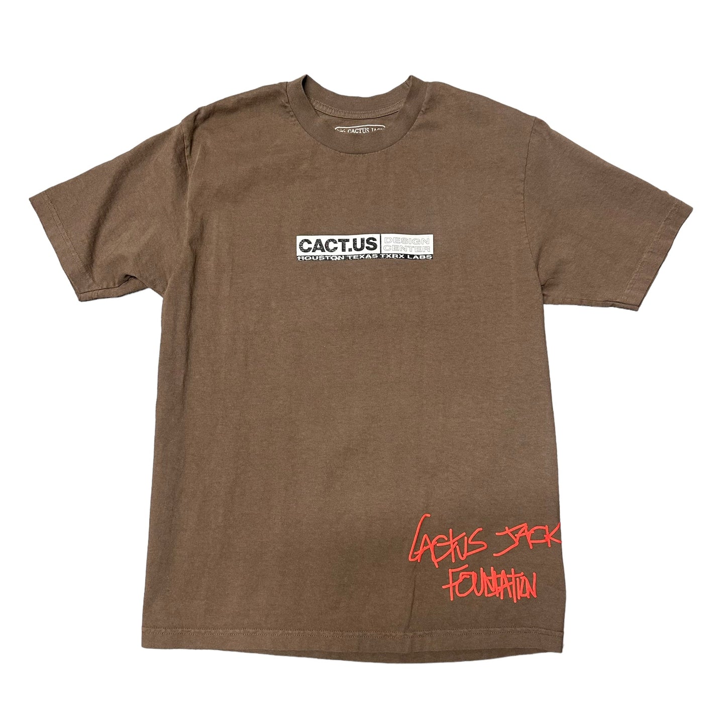 Travis Scott Cact.us Design Center Brown Tee