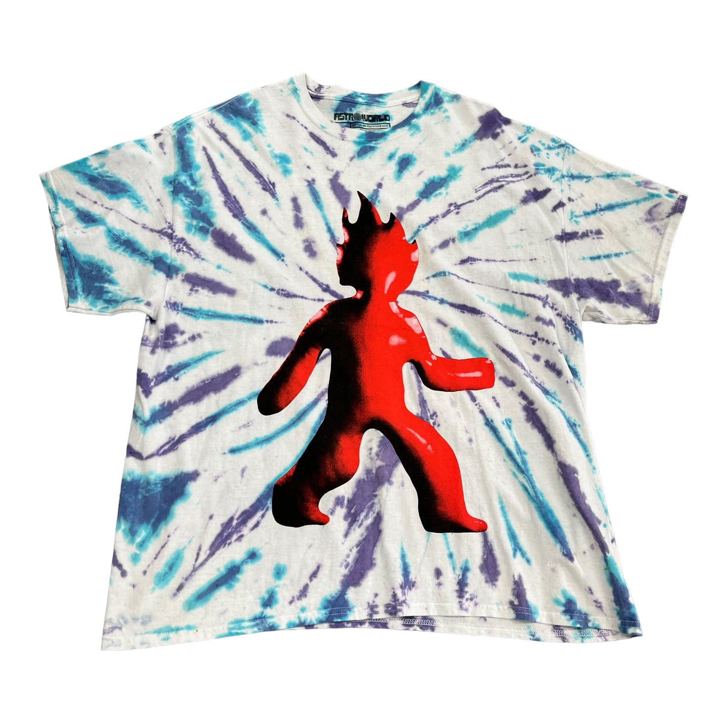 Travis Scott Astroworld Fest 21 Flameboy Tie Dye Tee