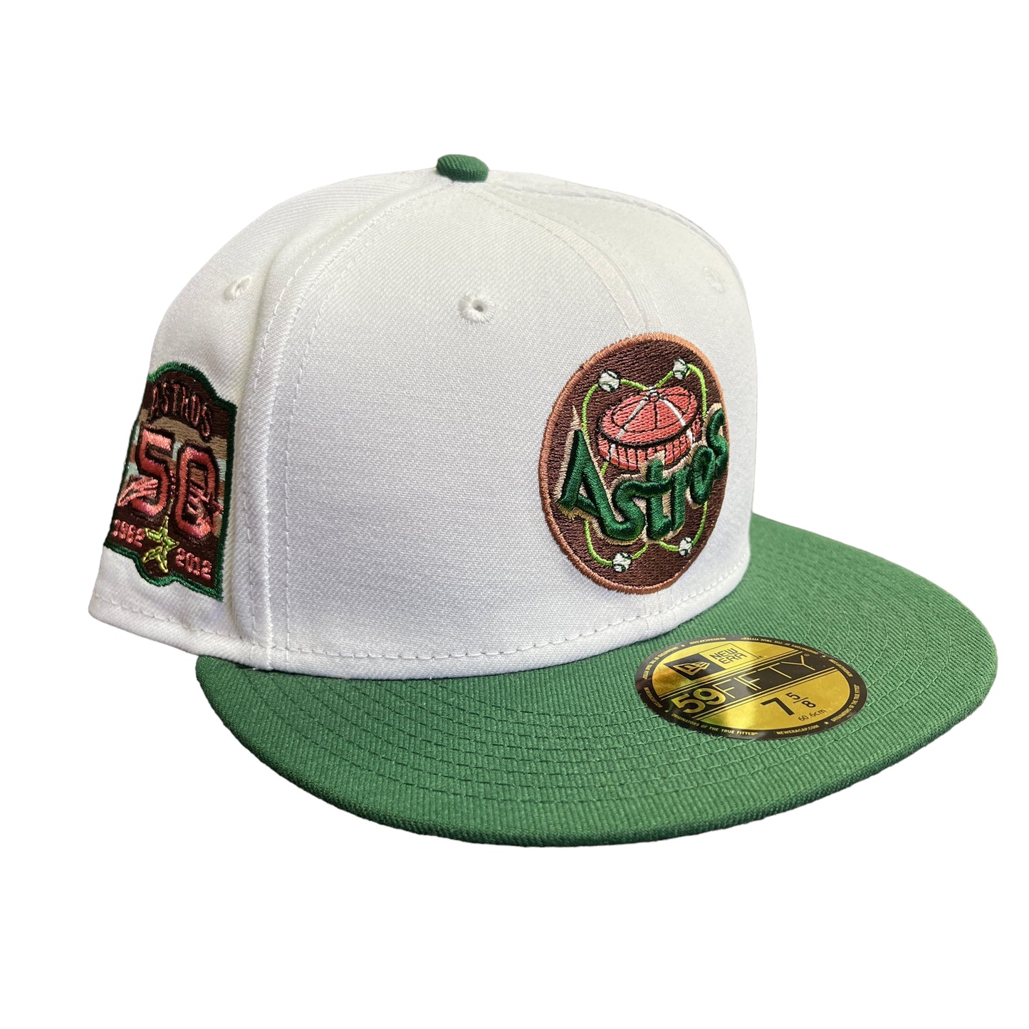 Astros White/Green Hat