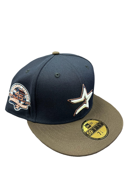 Houston Astros Midnight Navy / Brown Hat