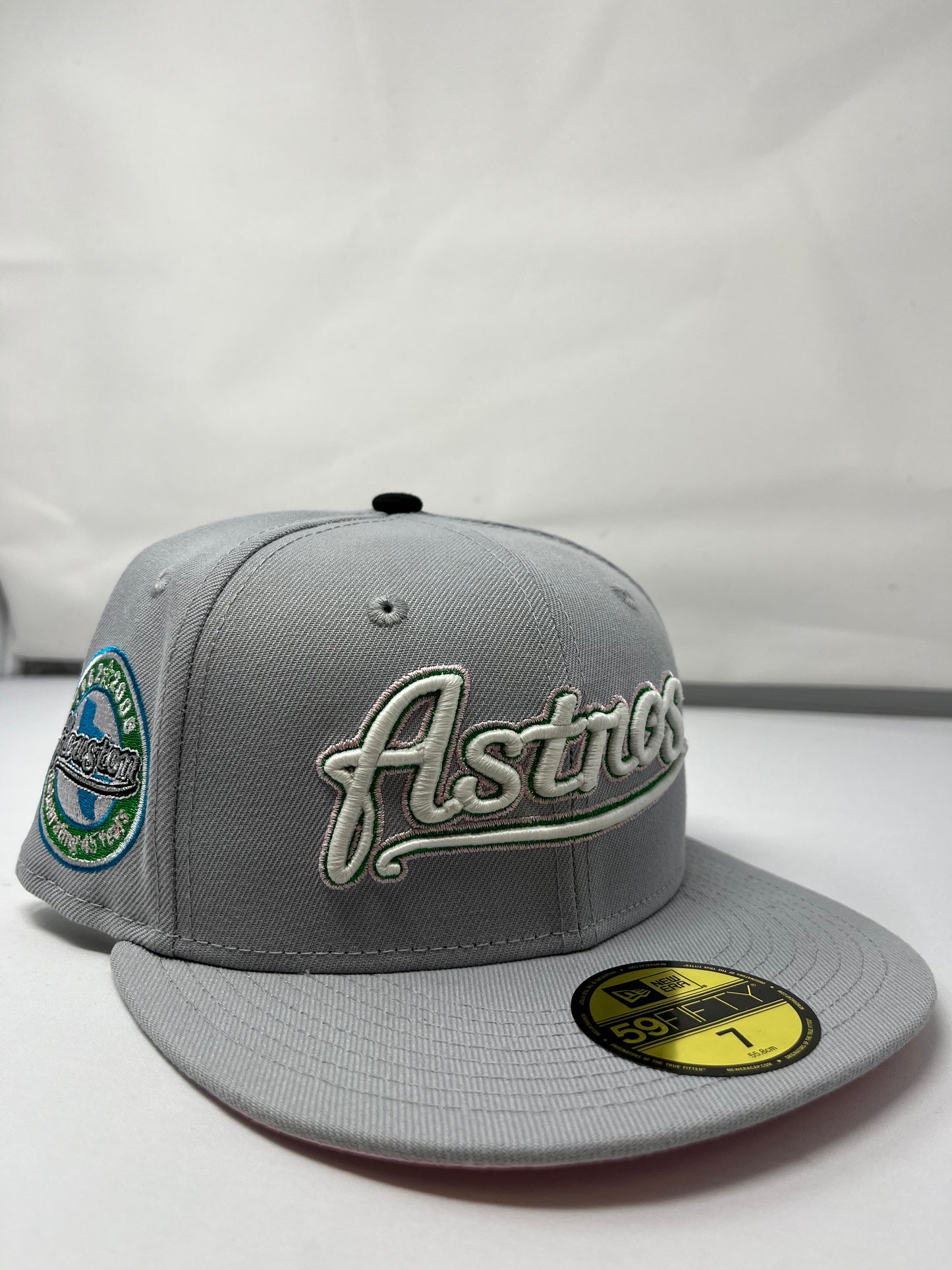 Houston Astros “Gray/Metallic Green/Pink” Hat