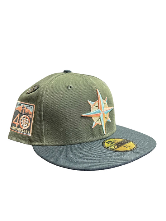 Seattle Mariners Olive Hat