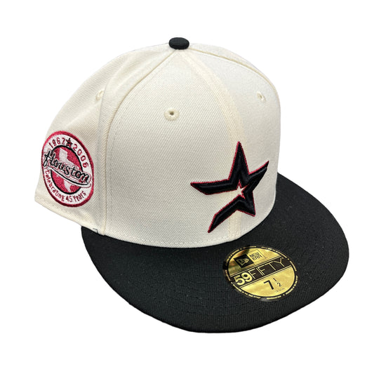 Astros White/black Hat