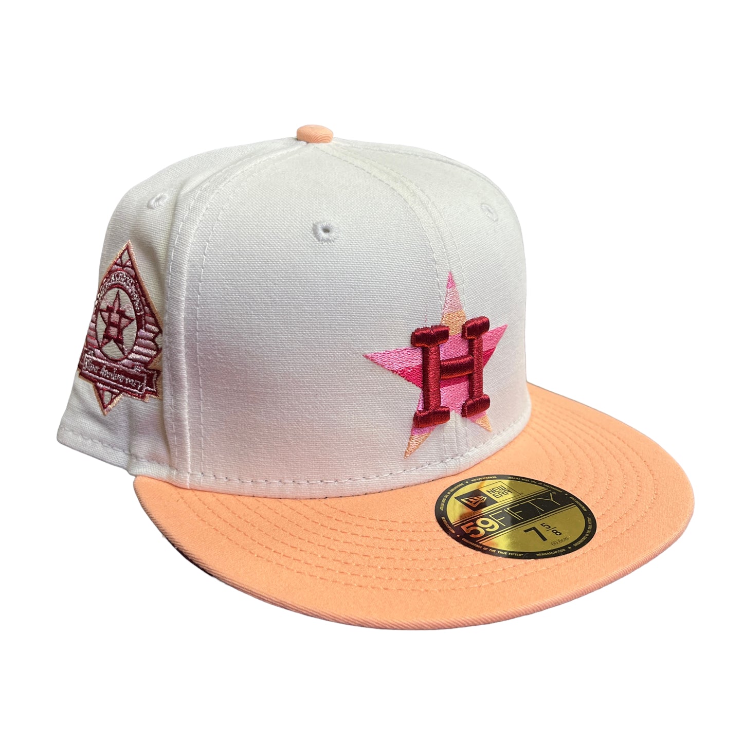 Astros White/Peach Hat