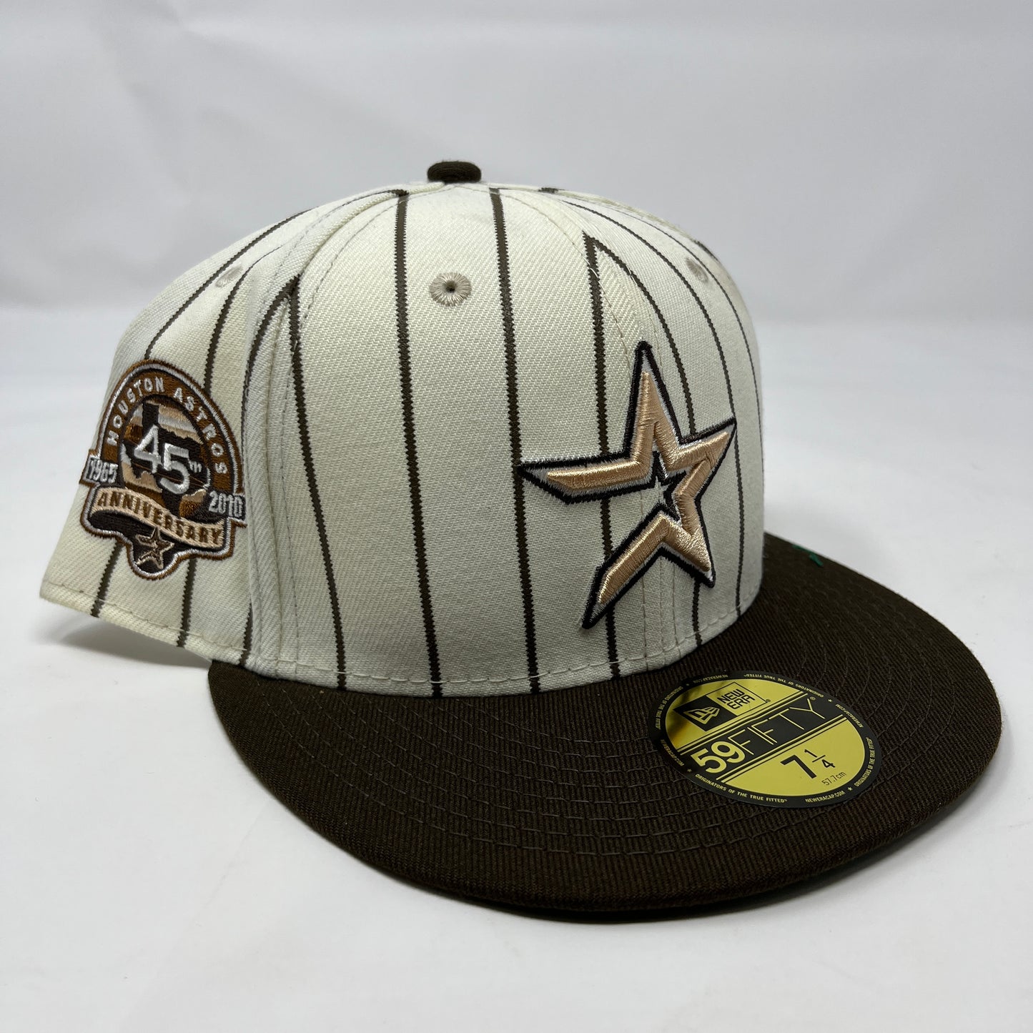 Astros Pinstripe Open Star Hat