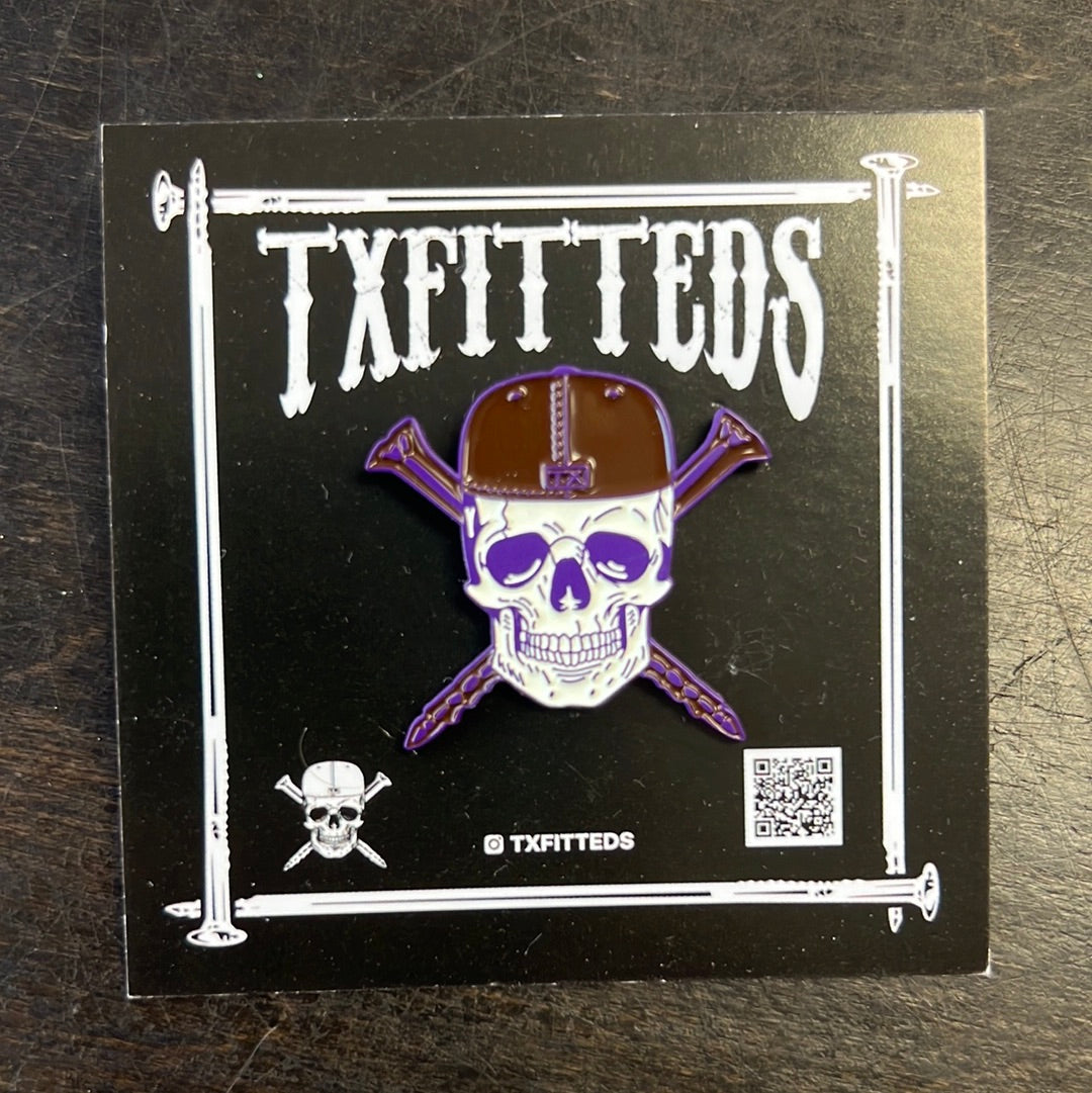 Txfitteds Brown/ Purple Pin