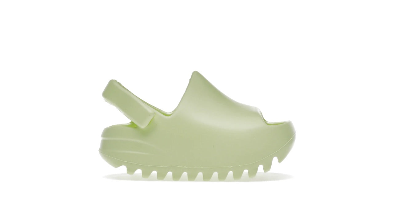 Adidas Yeezy Slide “Glow Green” (Infants) - GX6140