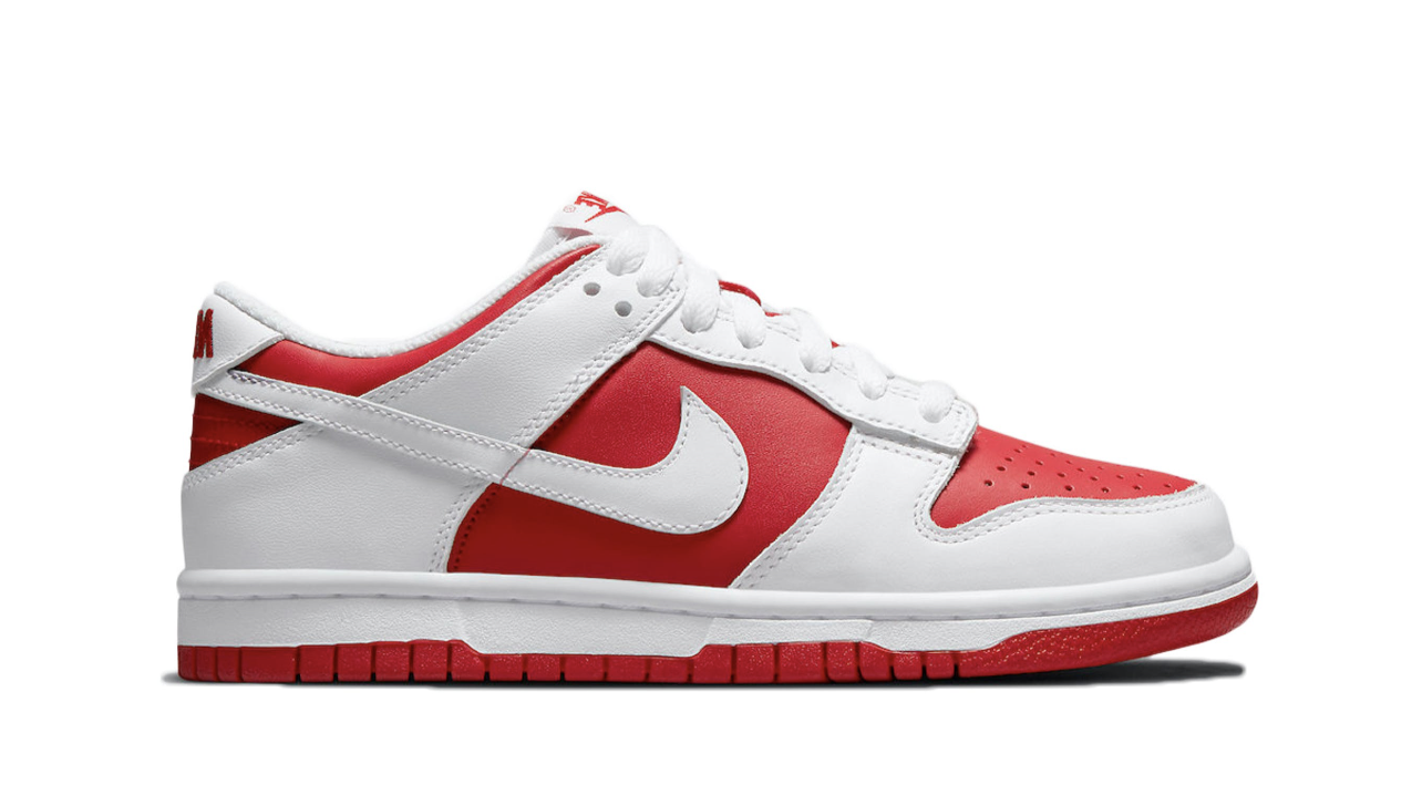 Nike Dunk Low “Championship Red” (GS) - CW1590 600