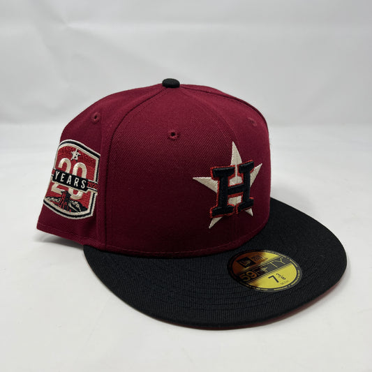 Astros Black/Burgundy Hat